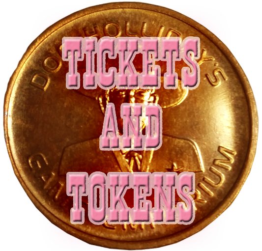 Doc Holliday's Game Emporium Ticket & Token History Button